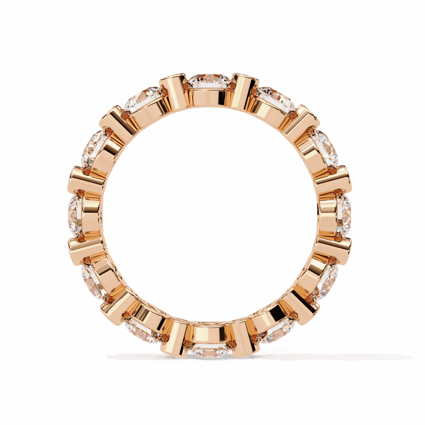 2.5 Carat Round Twilight Band in Moissanite | House of Estara