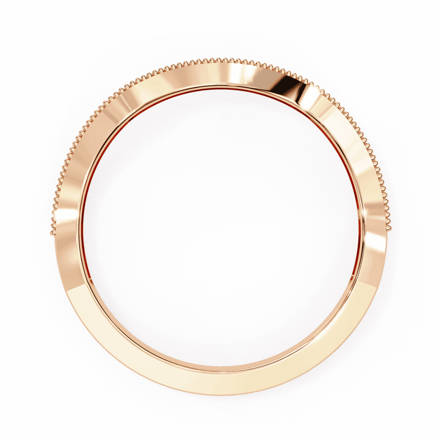 0.15 Carat Round Stackable Band in Moissanite | House of Estara