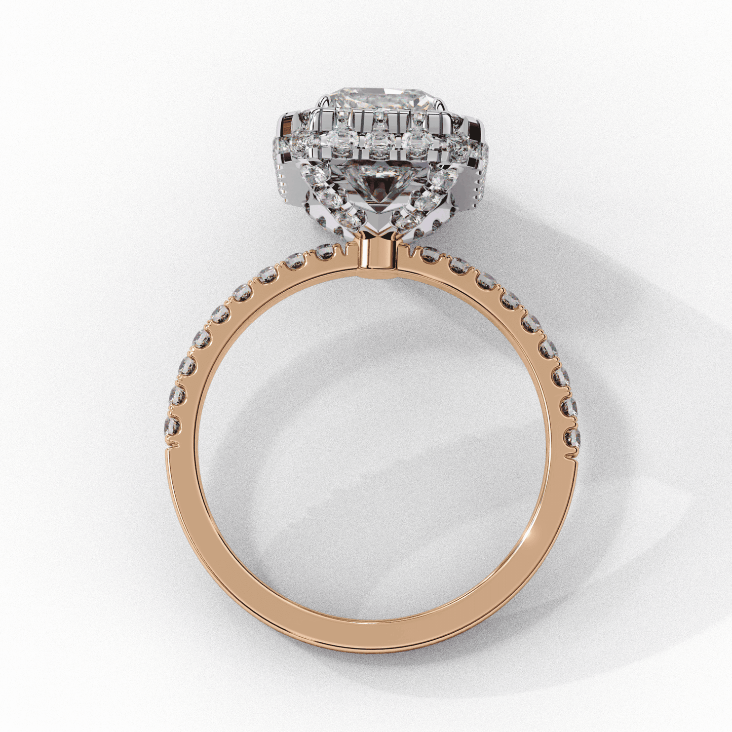 3 Carat Emerald Signature Solitaire Ring in Moissanite | House of Estara