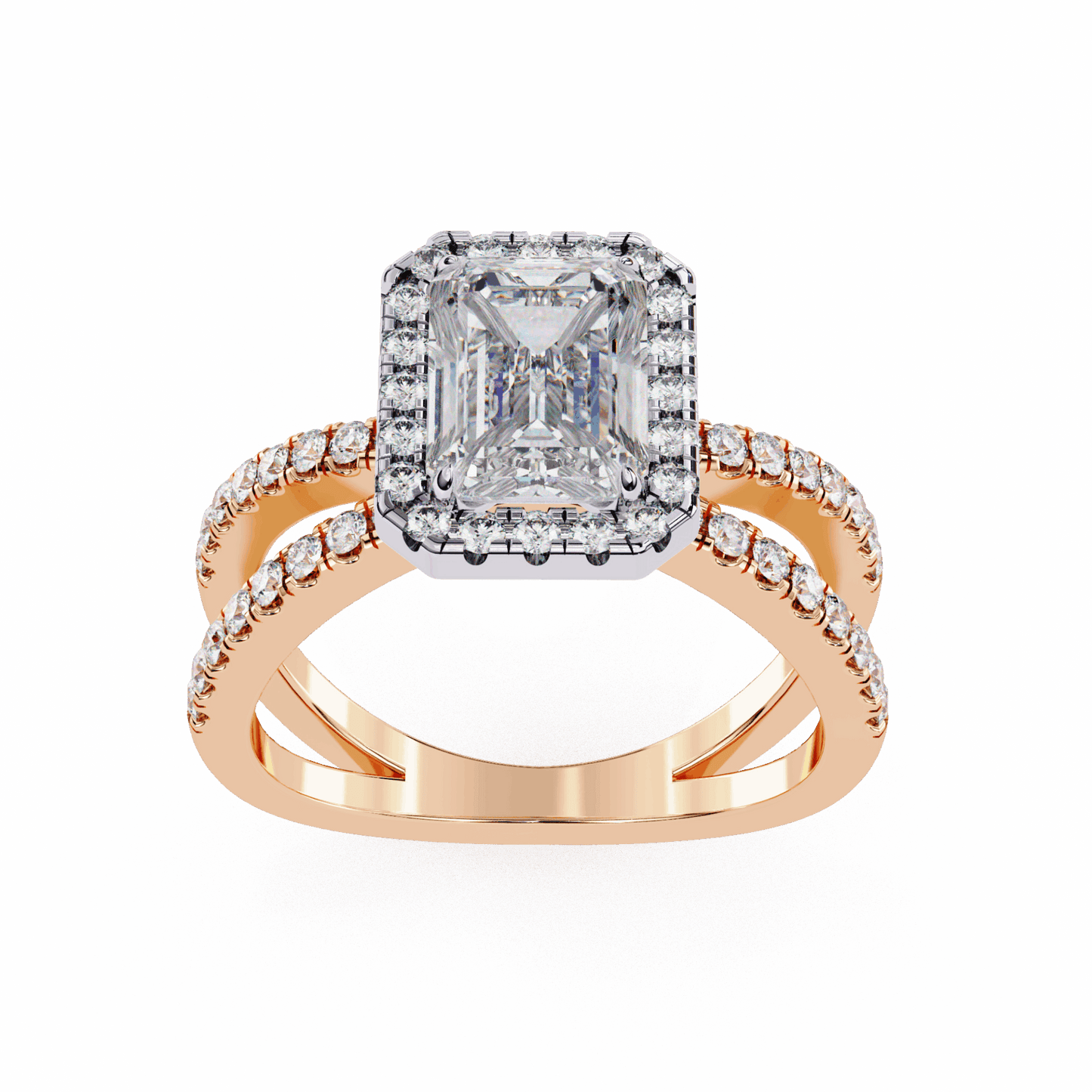 2.25 Carat Emerald Signature Solitaire Ring in Moissanite | House of Estara