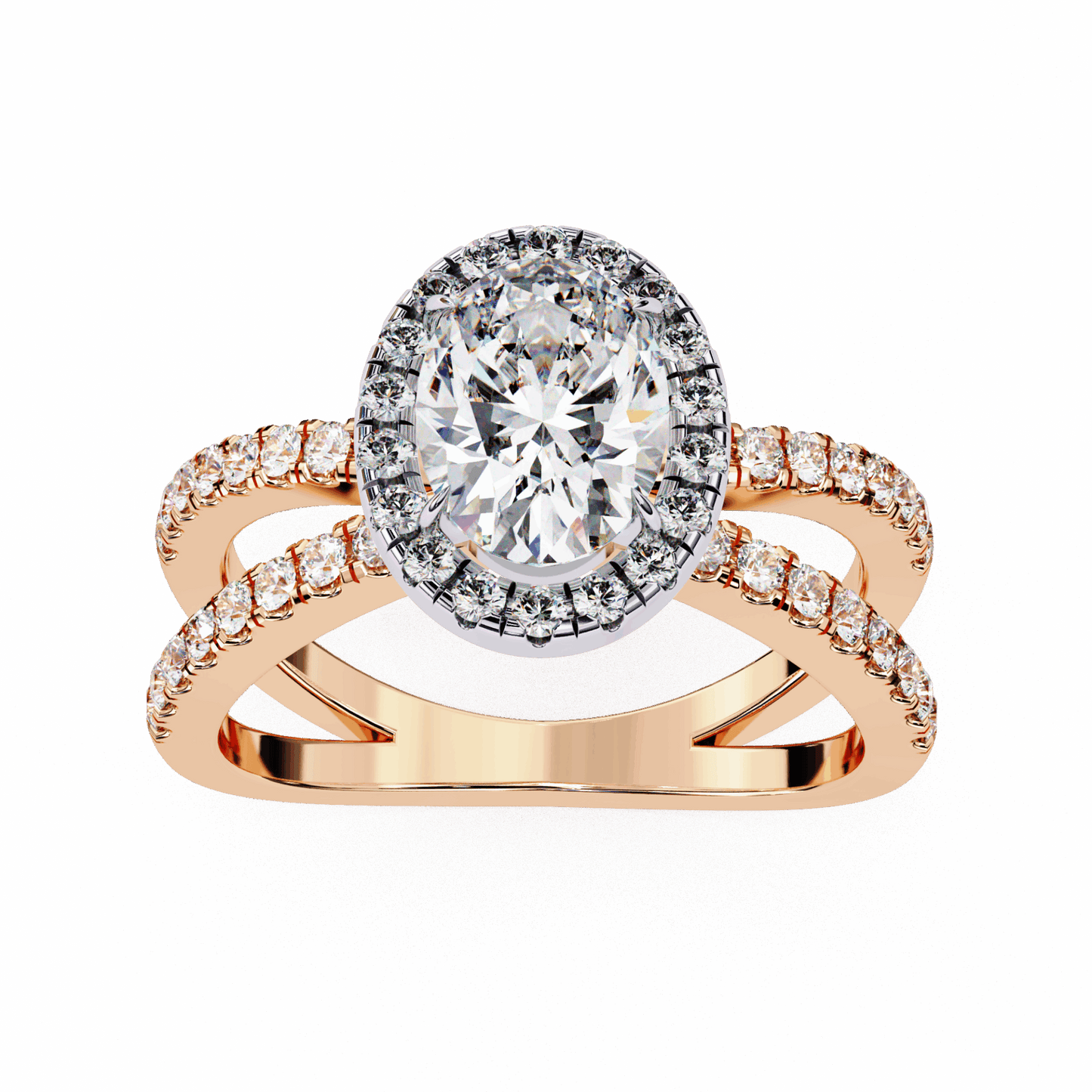 1.5 Carat Oval Signature Solitaire Ring in Moissanite | House of Estara