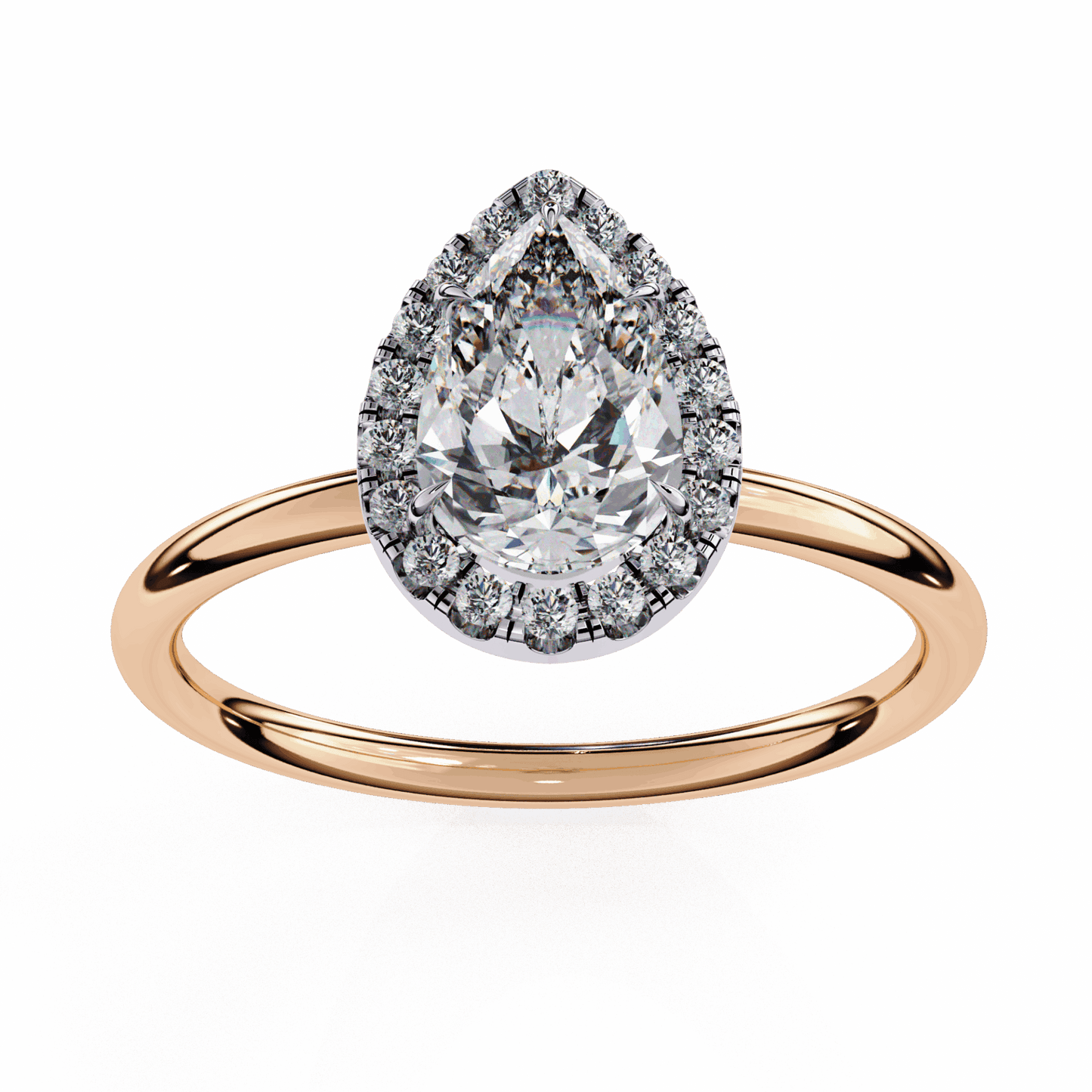 1.25 Carat Pear Legacy Solitaire Ring in Moissanite | House of Estara