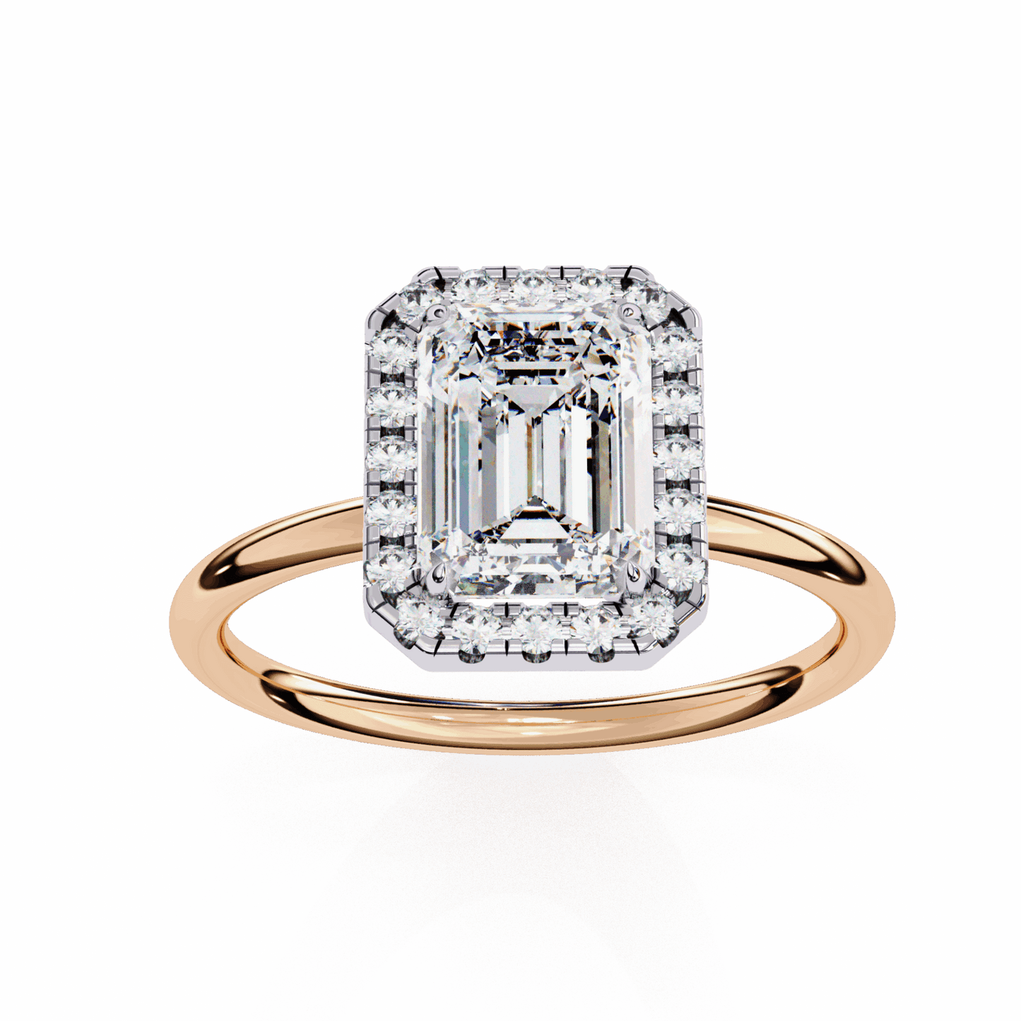 1.75 Carat Emerald Legacy Solitaire Ring in Moissanite | House of Estara