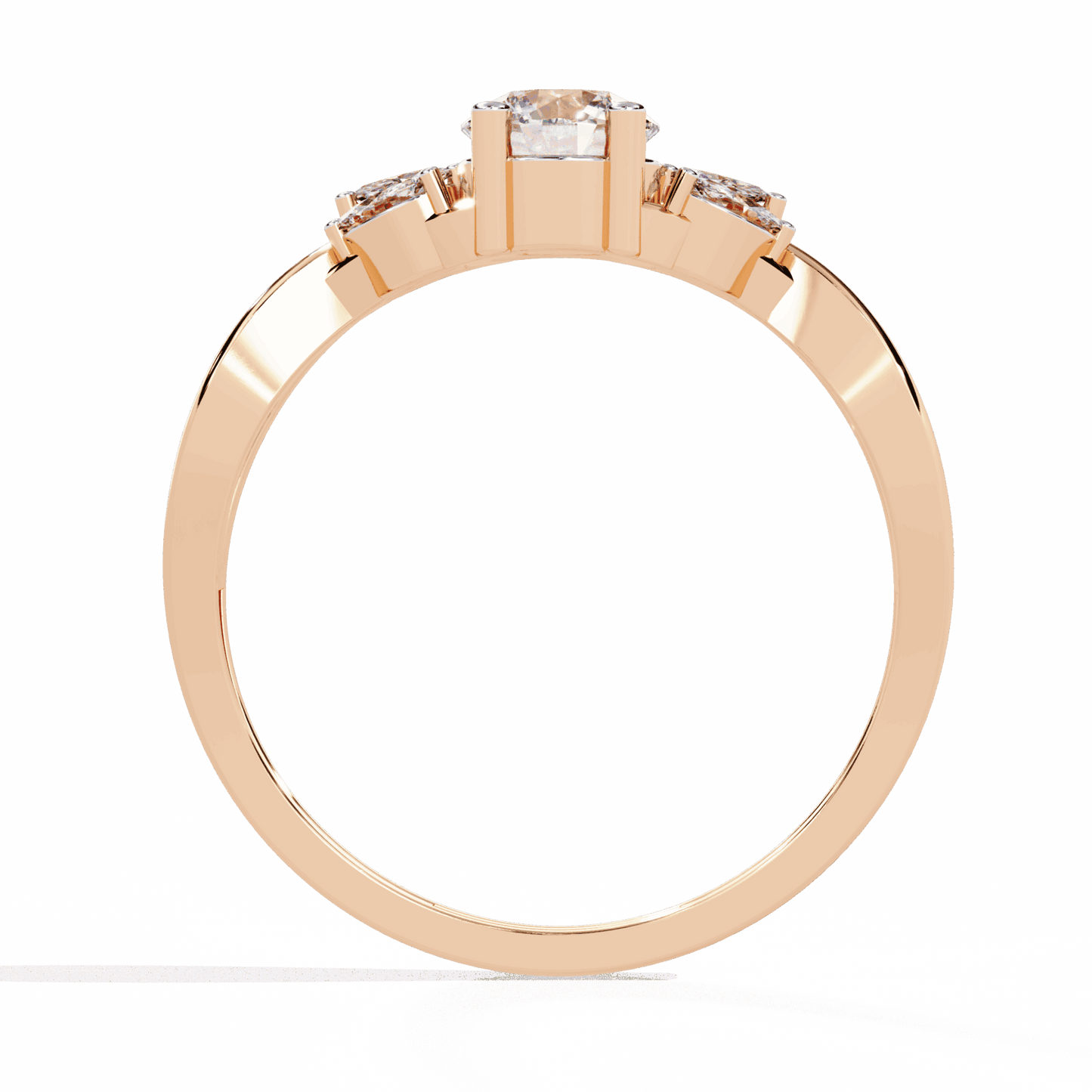 0.5 Carat Round Classic Band in Moissanite | House of Estara
