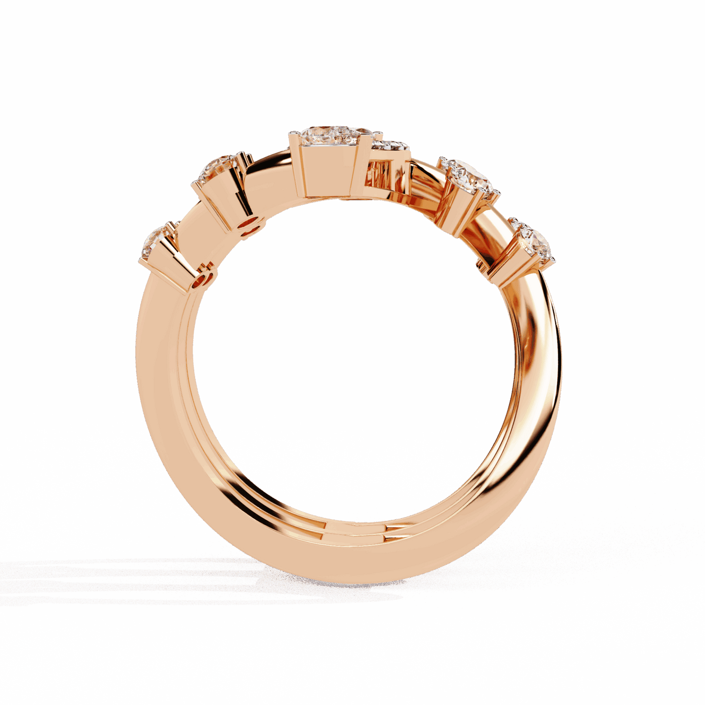 1.25 Carat Marquise and Pear Party Ready Cocktail Ring in Moissanite | House of Estara