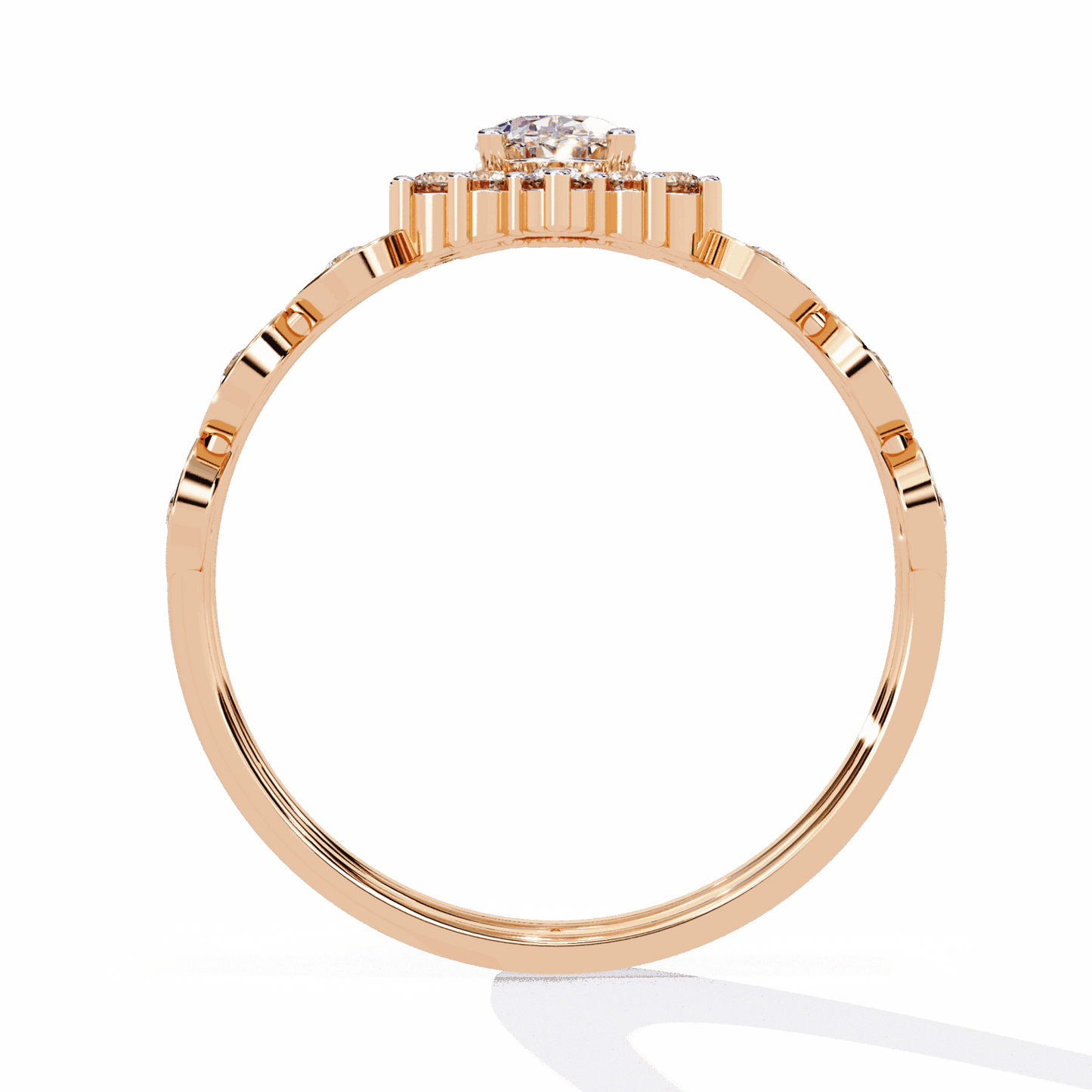 0.5 Carat Oval Refined Everyday Look Ring in Moissanite | House of Estara