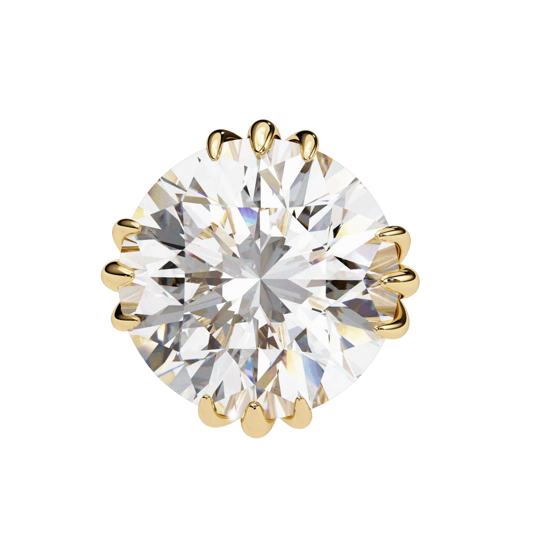 2.75 Carat Timeless Round Solitaire Earrings in Moissanite | House of Estara