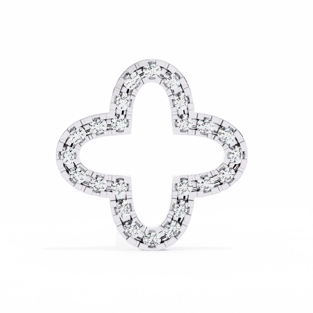 0.2 Carat Elegant Round Stud Earrings in Moissanite | House of Estara