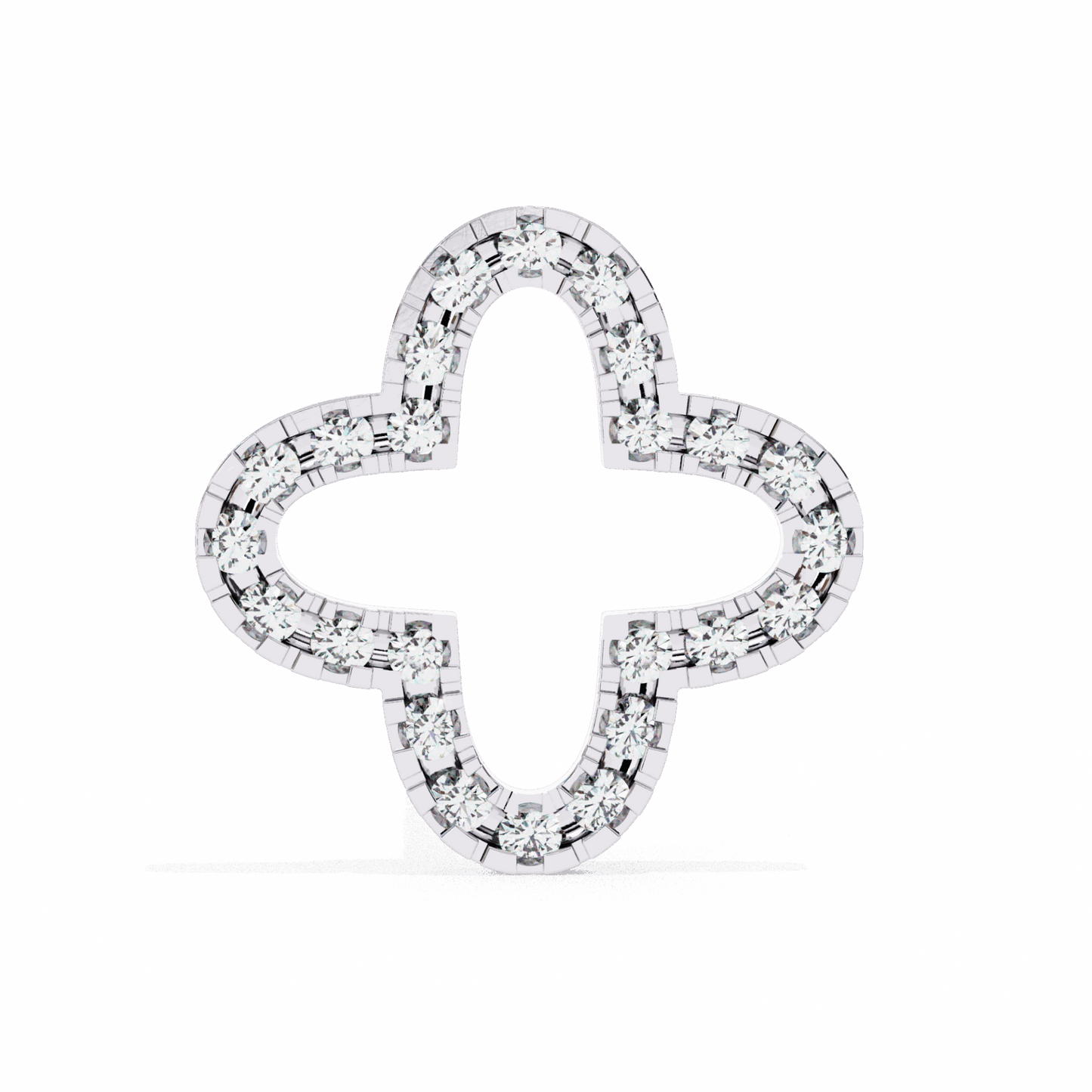 0.2 Carat Elegant Round Stud Earrings in Moissanite | House of Estara
