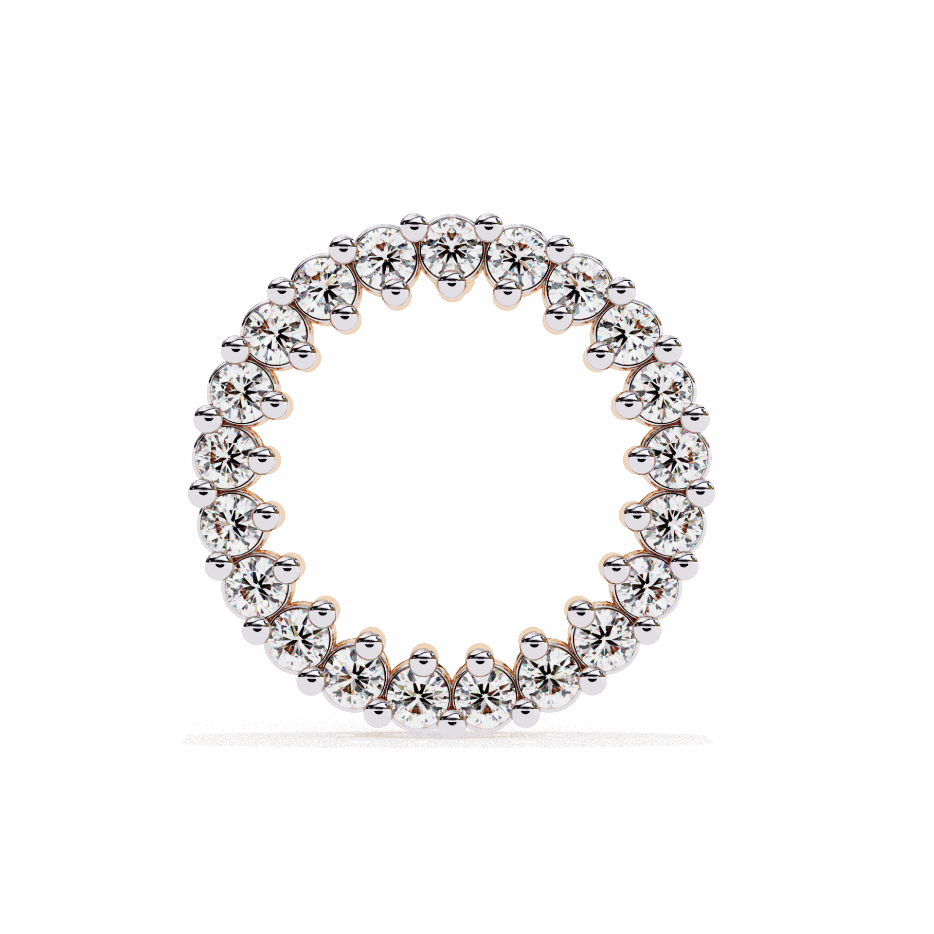 0.3 Carat Classic Round Hoop Earrings in Moissanite | House of Estara
