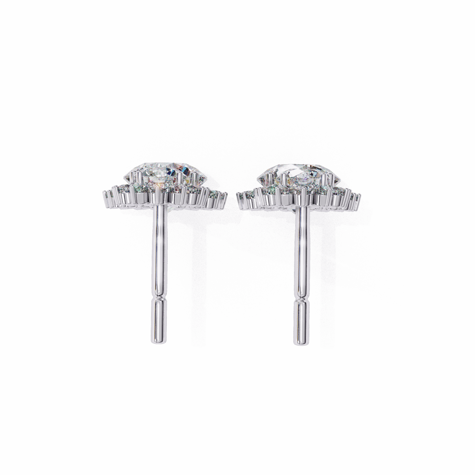 1.5 Carat Celeste Dangle Earrings in Moissanite | House of Estara
