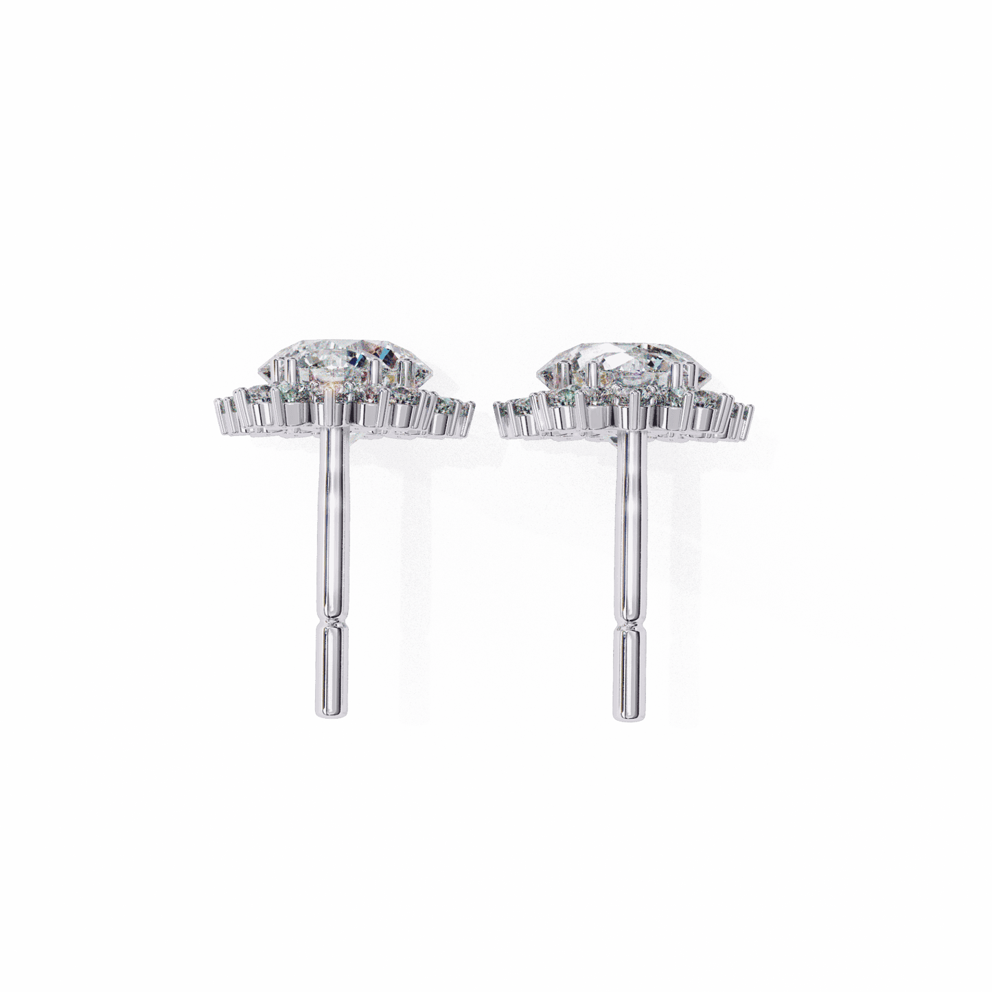 1.5 Carat Celeste Dangle Earrings in Moissanite | House of Estara