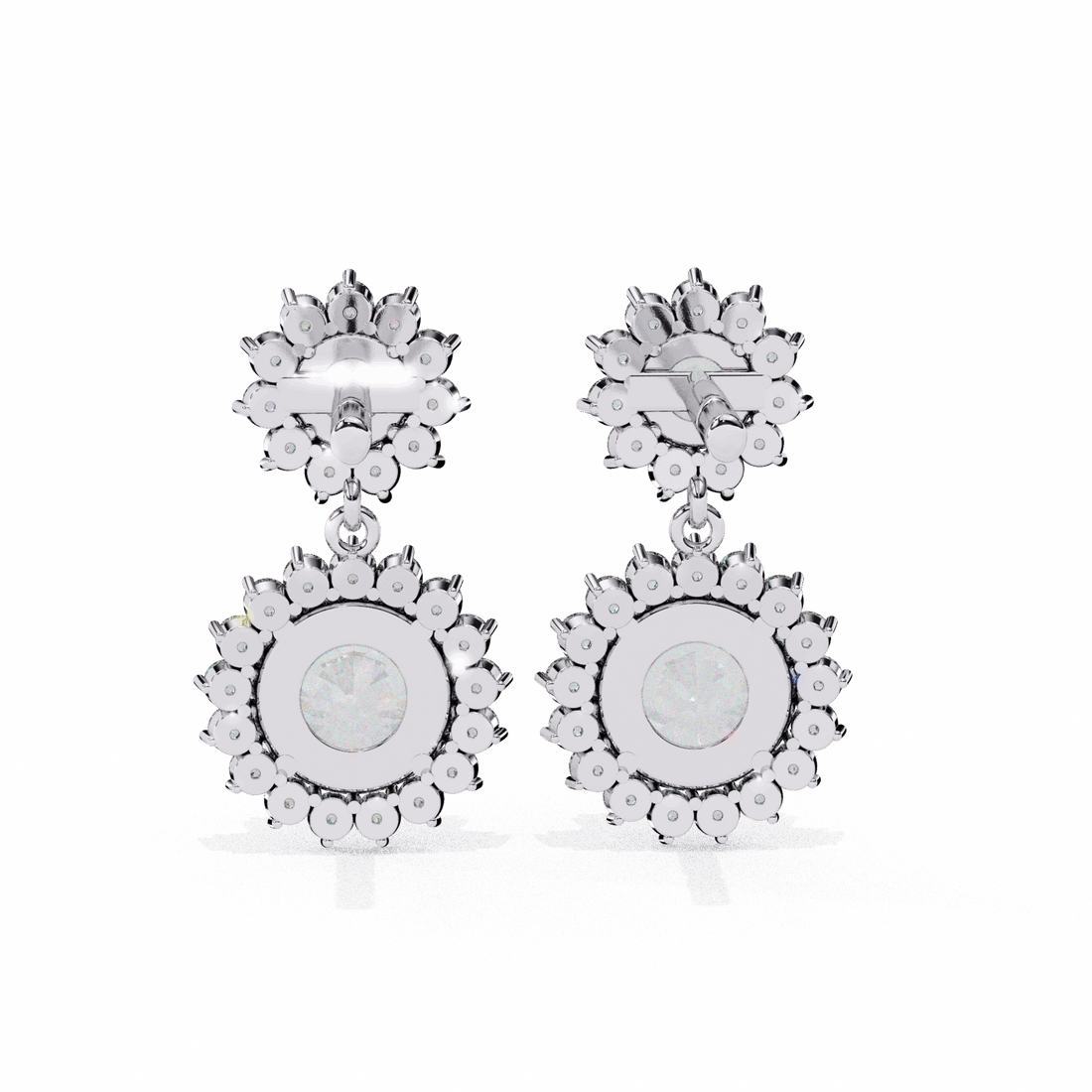 1.5 Carat Celeste Dangle Earrings in Moissanite | House of Estara