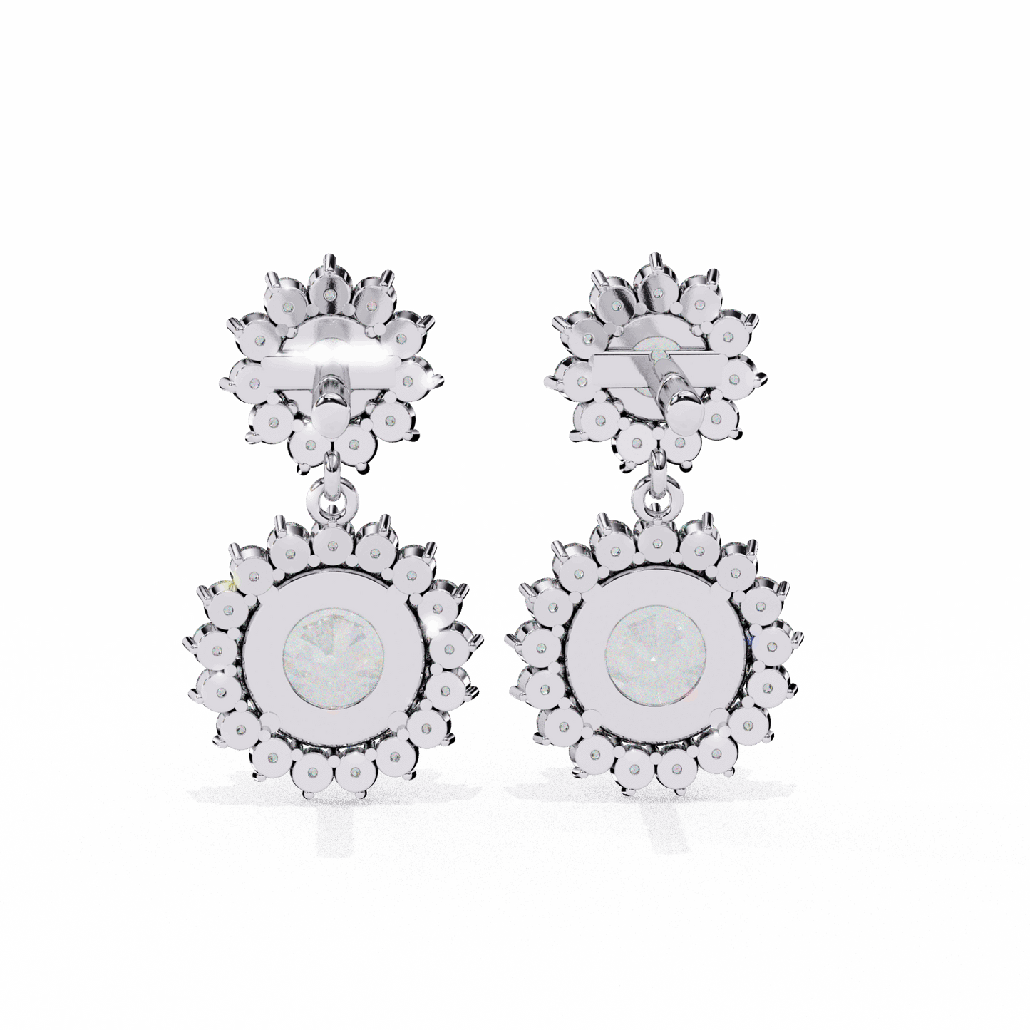 1.5 Carat Celeste Dangle Earrings in Moissanite | House of Estara