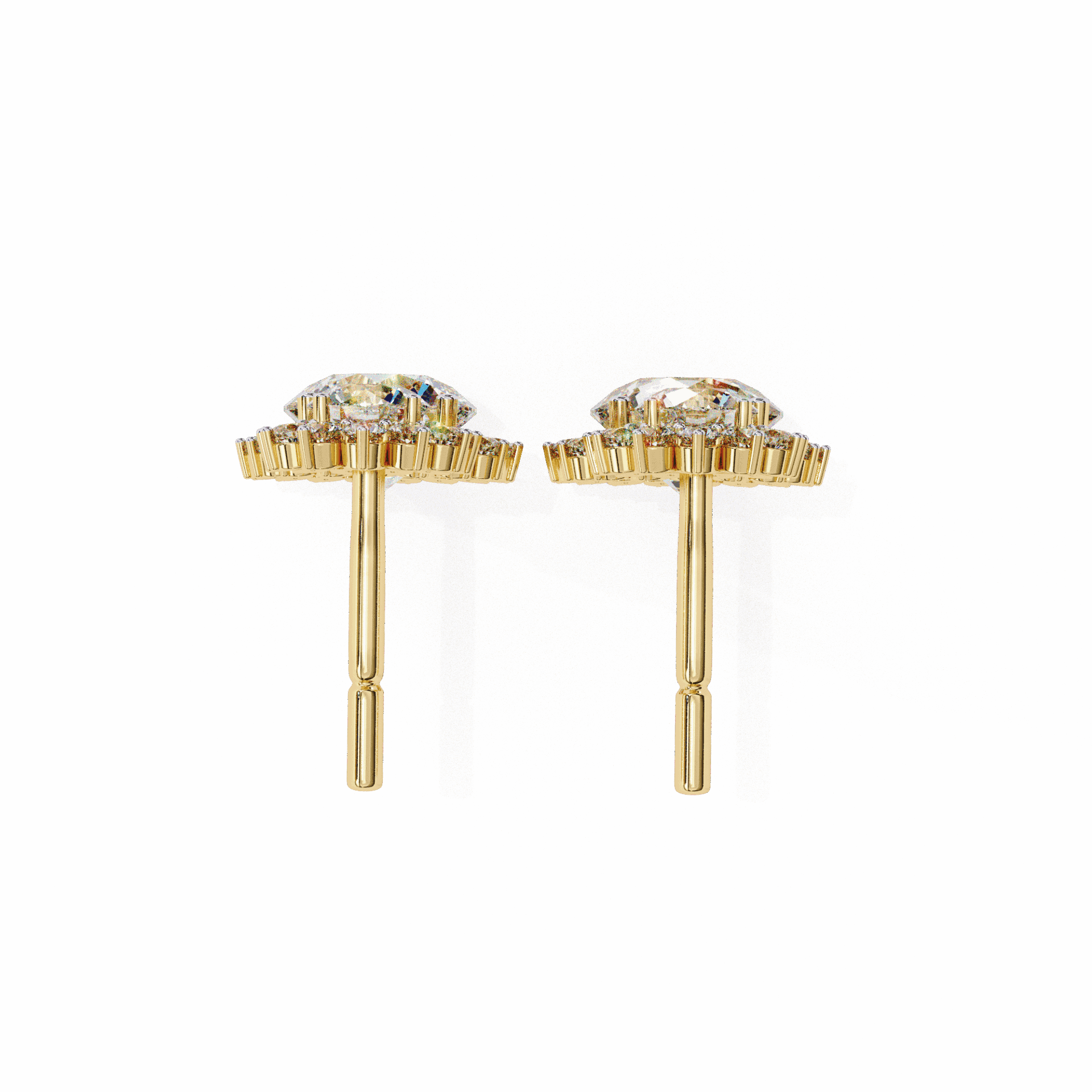 1.5 Carat Celeste Dangle Earrings in Moissanite | House of Estara