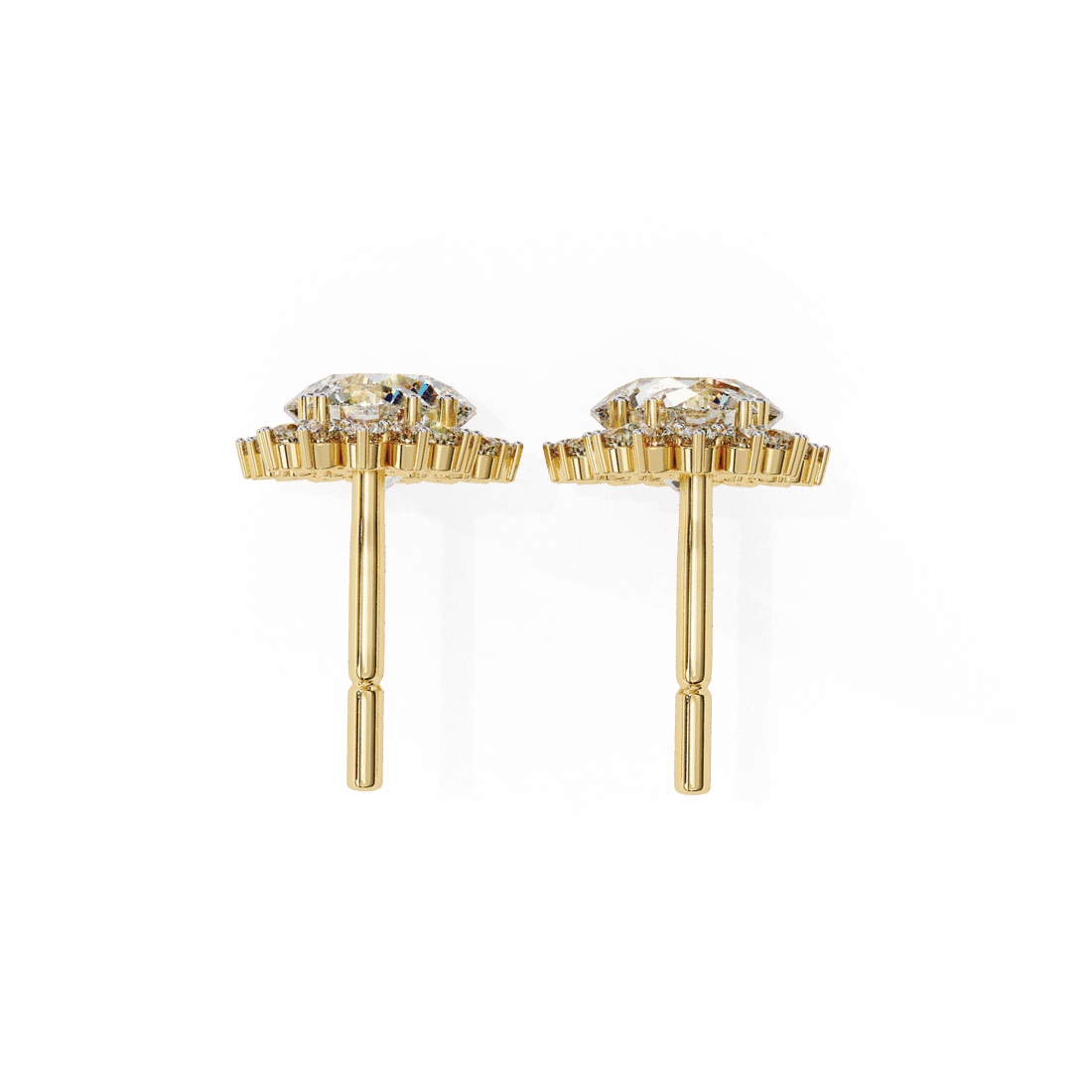 1.5 Carat Celeste Dangle Earrings in Moissanite | House of Estara