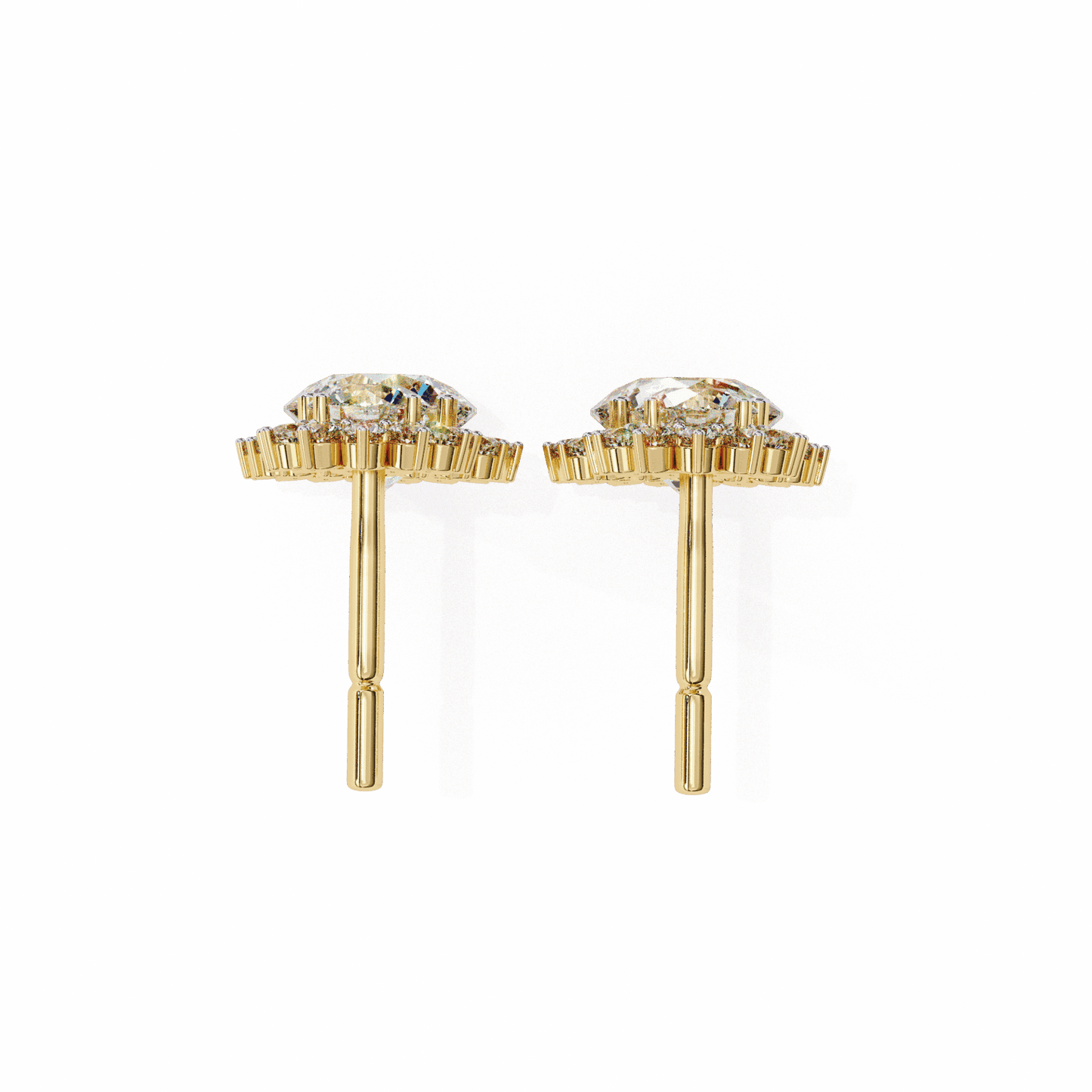 1.5 Carat Celeste Dangle Earrings in Moissanite | House of Estara