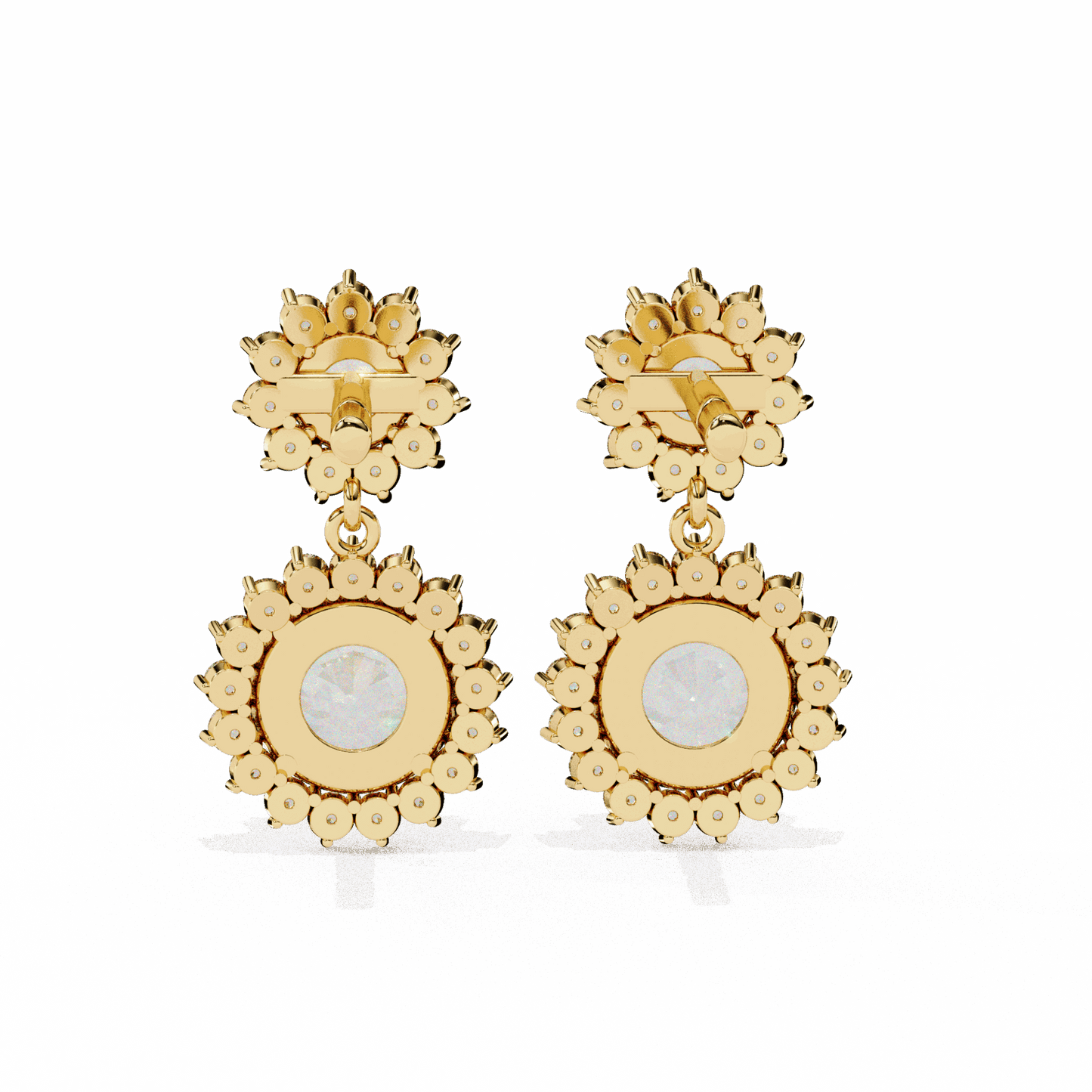 1.5 Carat Celeste Dangle Earrings in Moissanite | House of Estara