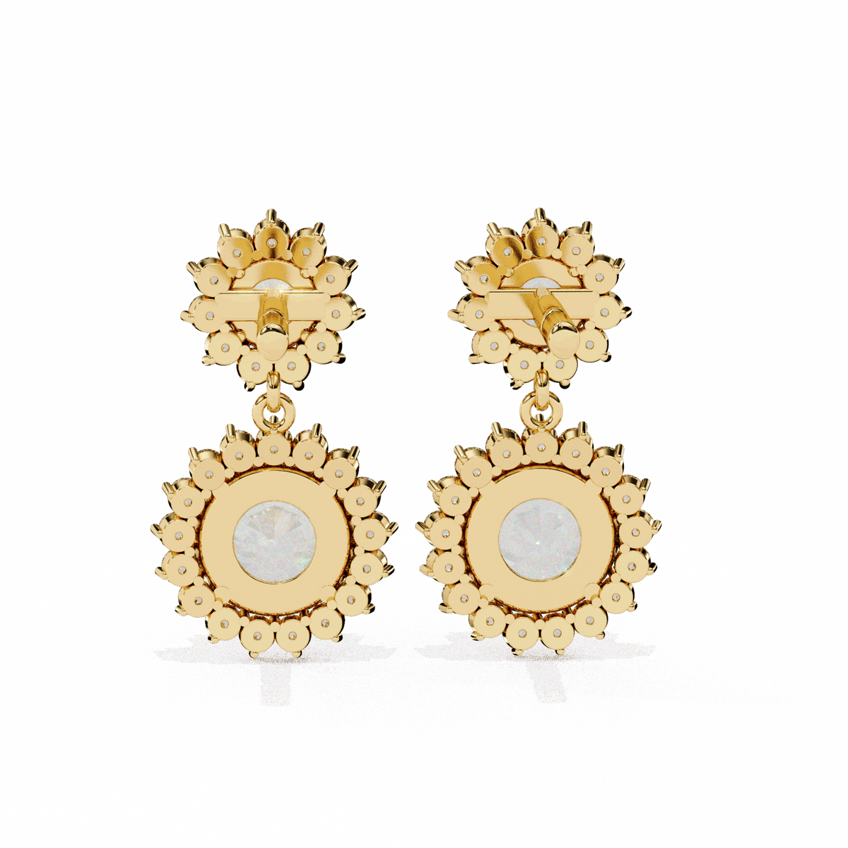 1.5 Carat Celeste Dangle Earrings in Moissanite | House of Estara