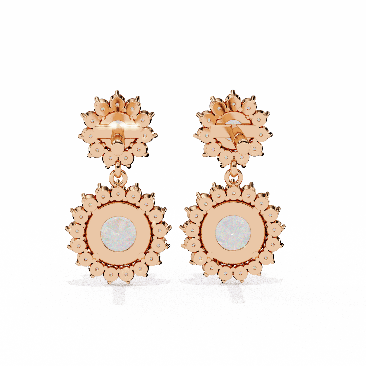 1.5 Carat Celeste Dangle Earrings in Moissanite | House of Estara
