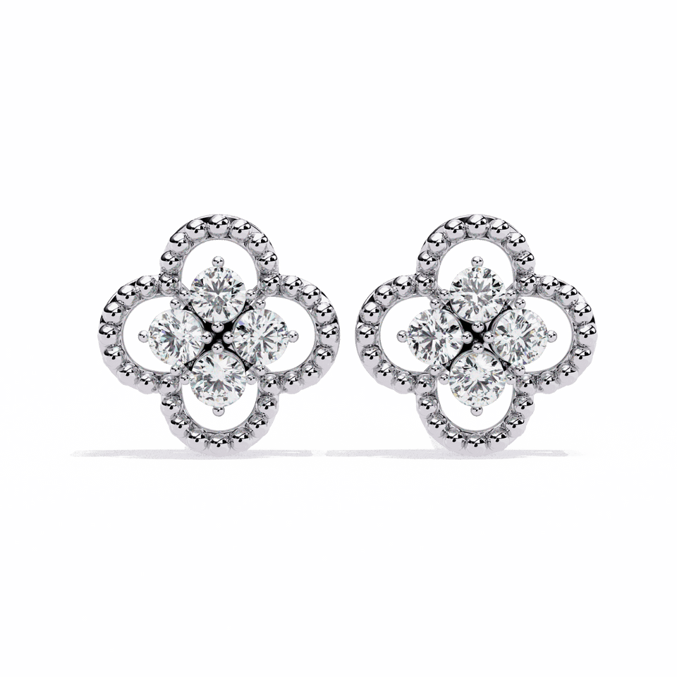 Petite Round Stud Earrings