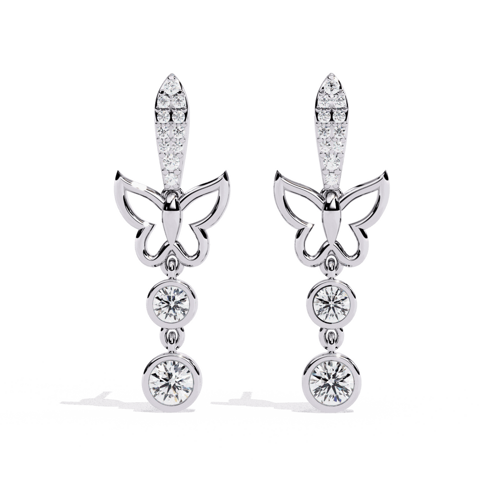 Eternal Round Dangle Earrings