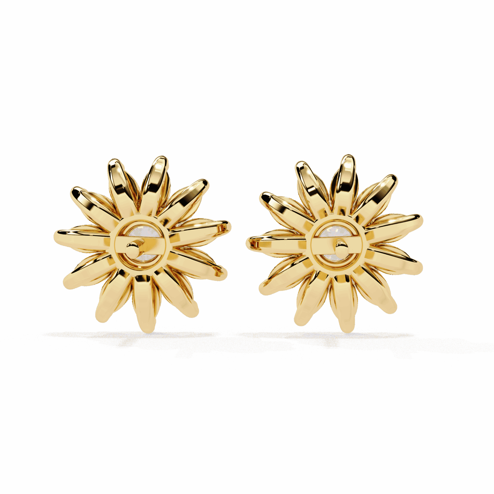 1.25 Carat Marquise and Round Stud Earrings in Moissanite | House of Estara
