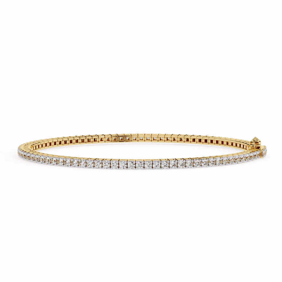 Traditional Box-Set Tennis Bracelet