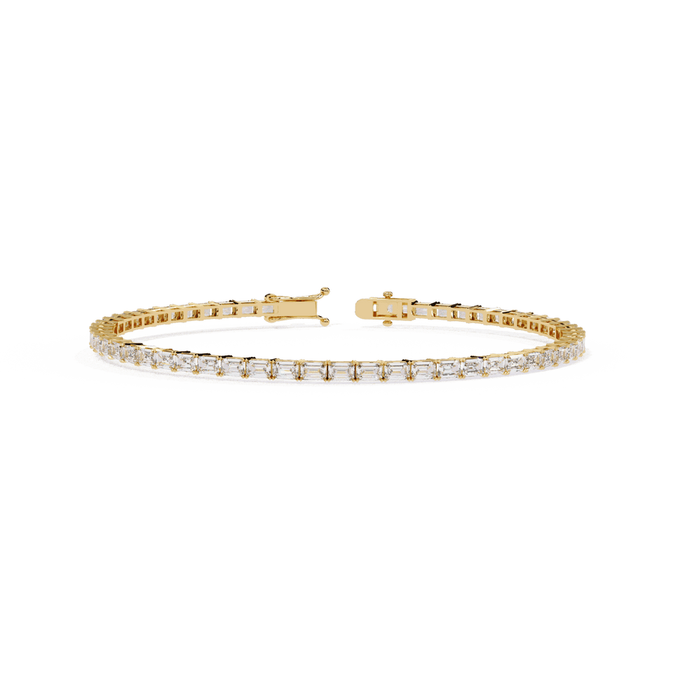 Emerald Cut Tennis Bracelet