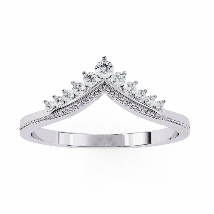 0.15 Carat Round Twilight Ring in Moissanite | House of Estara