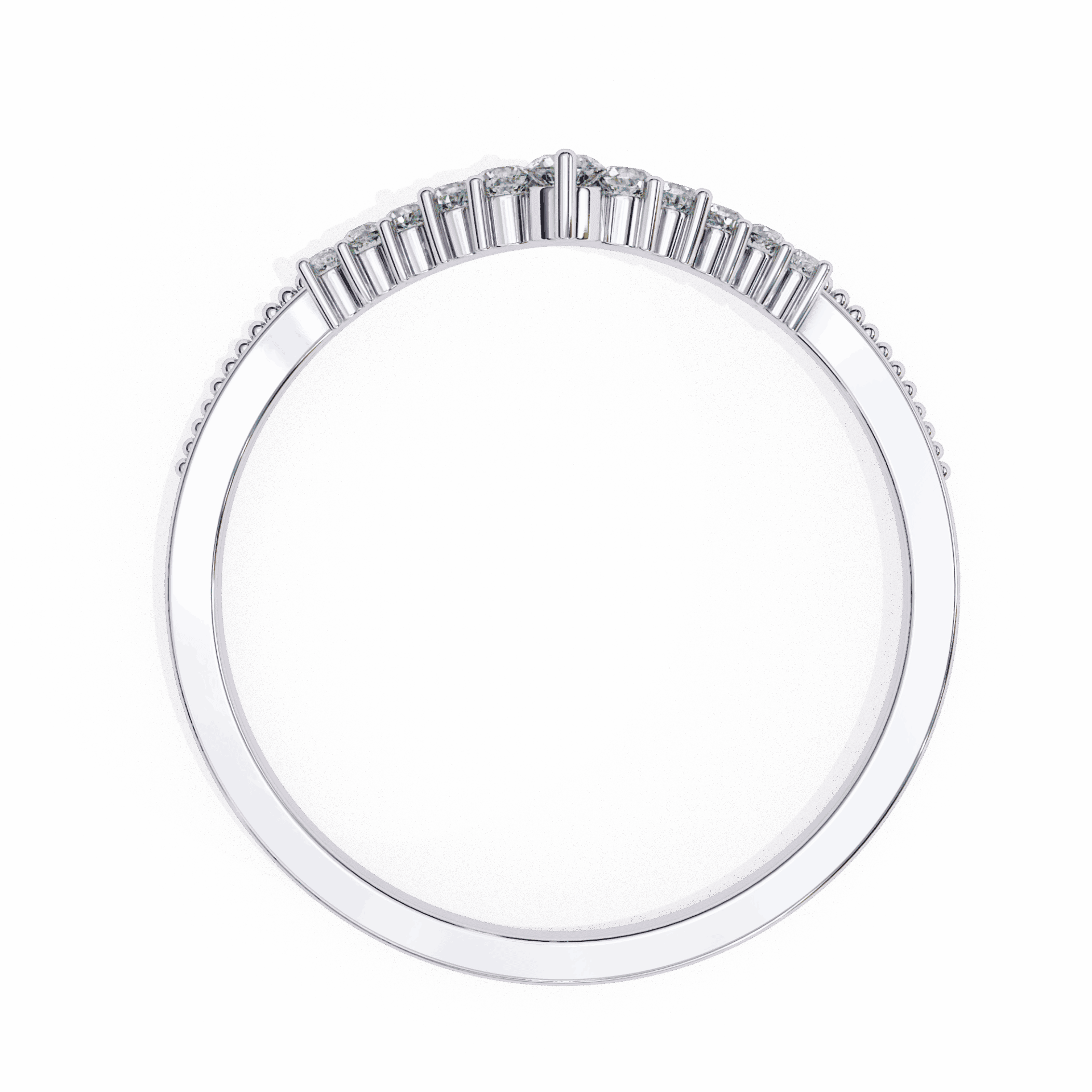 0.15 Carat Round Twilight Ring in Moissanite | House of Estara