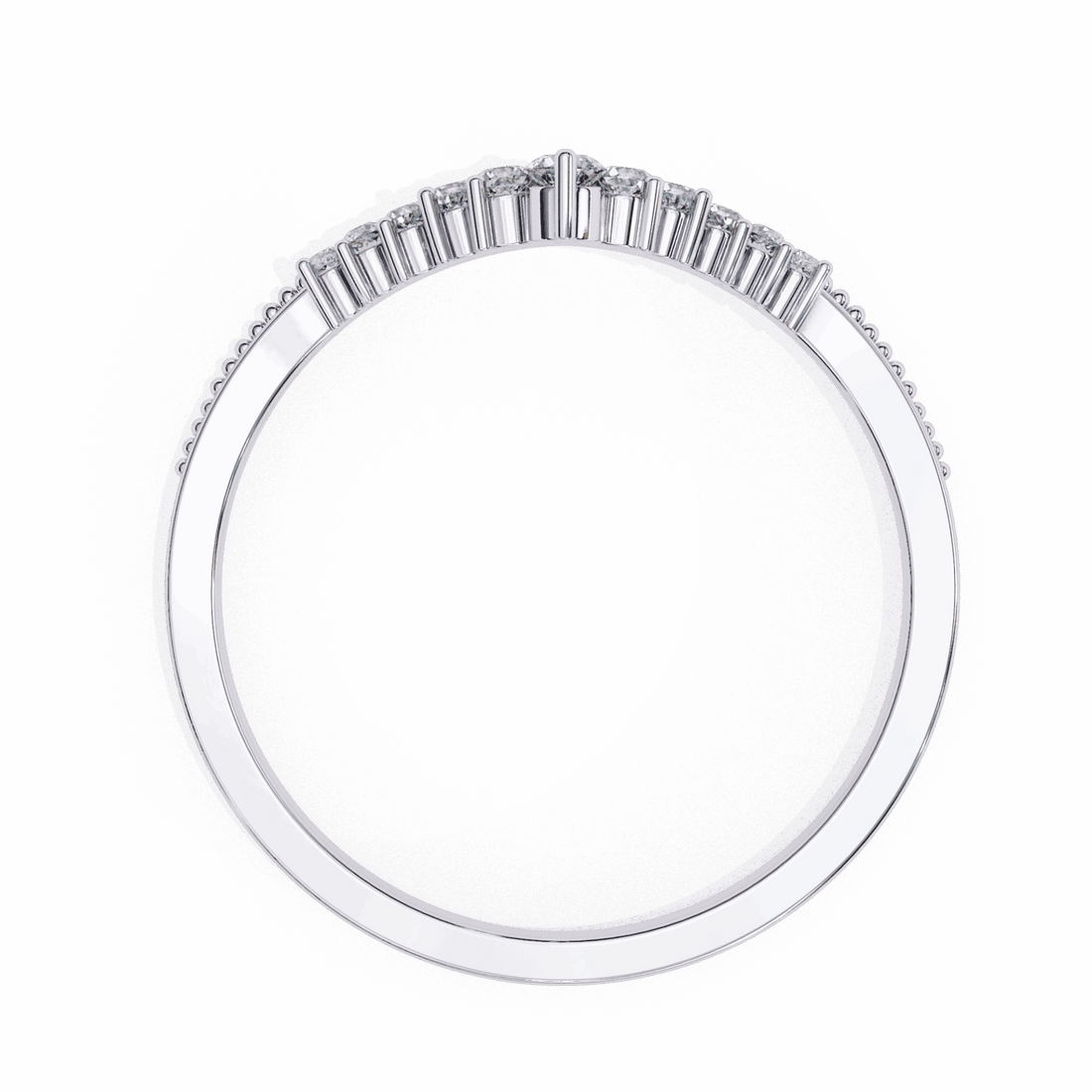 0.15 Carat Round Twilight Ring in Moissanite | House of Estara