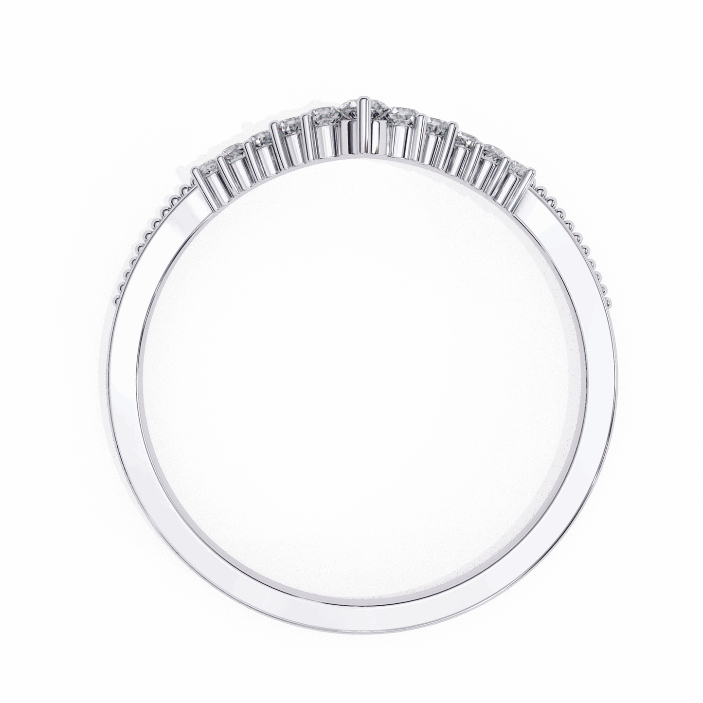 0.15 Carat Round Twilight Ring in Moissanite | House of Estara