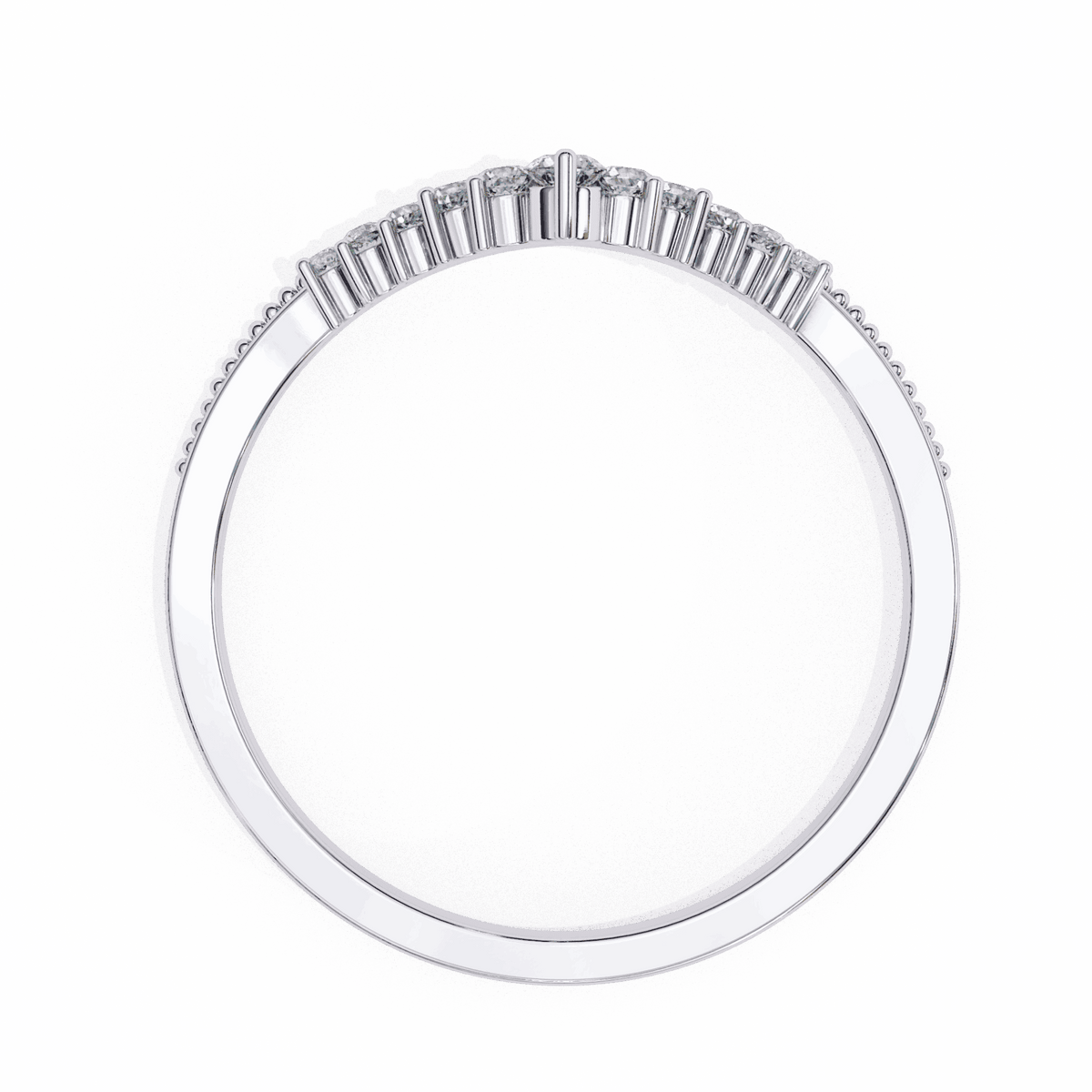 0.15 Carat Round Twilight Ring in Moissanite | House of Estara