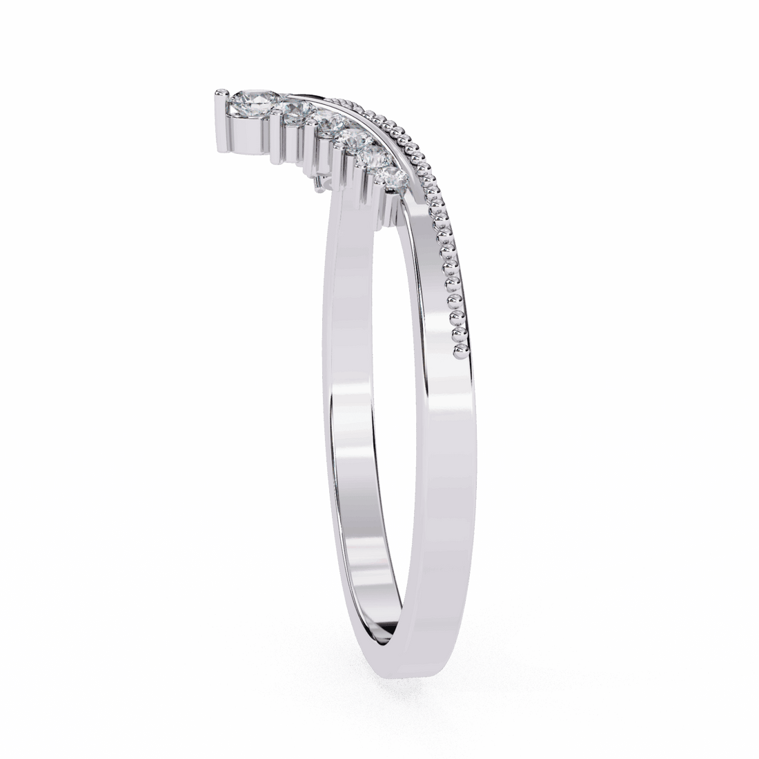 0.15 Carat Round Twilight Ring in Moissanite | House of Estara