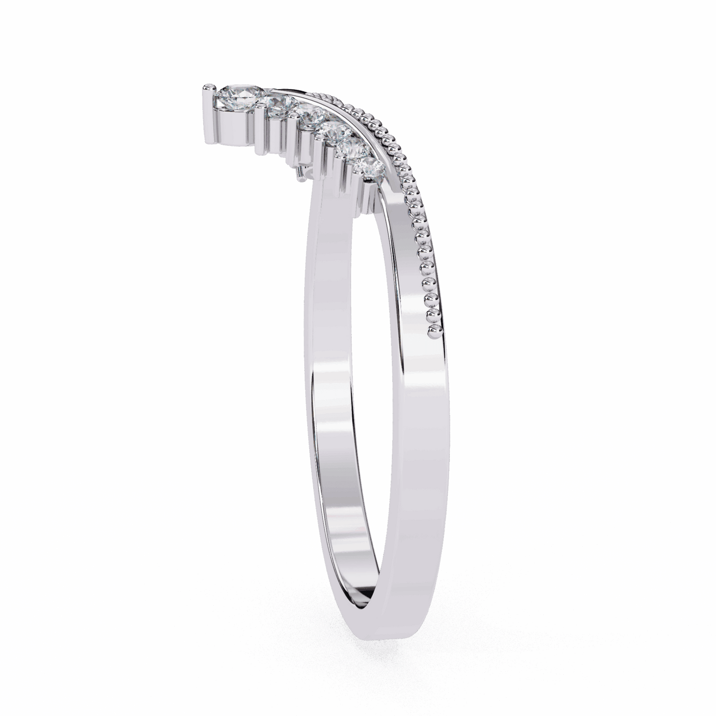 0.15 Carat Round Twilight Ring in Moissanite | House of Estara