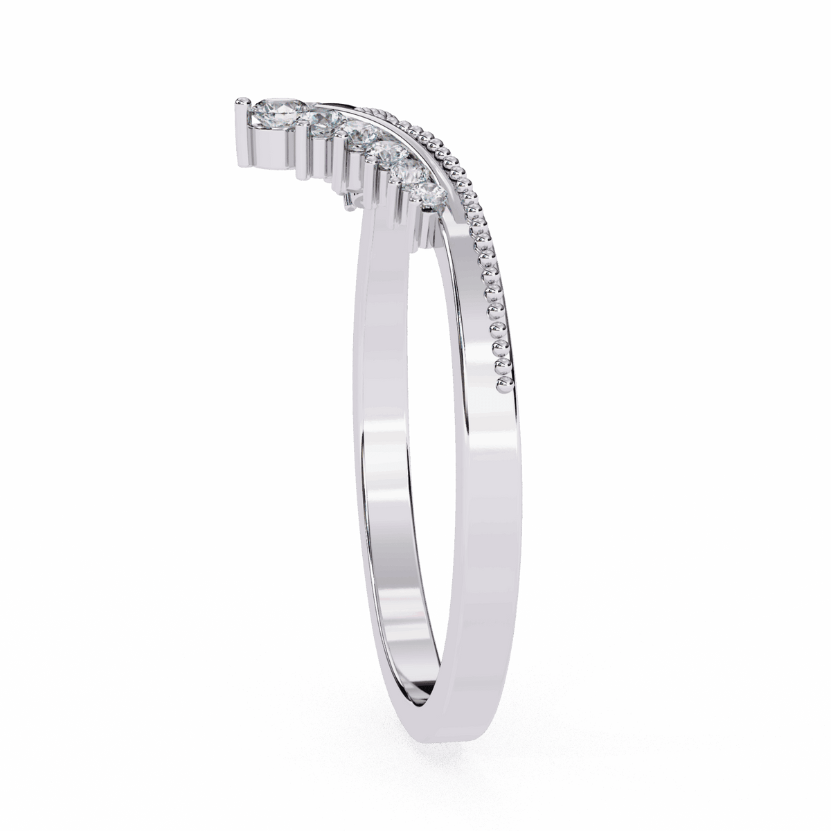 0.15 Carat Round Twilight Ring in Moissanite | House of Estara