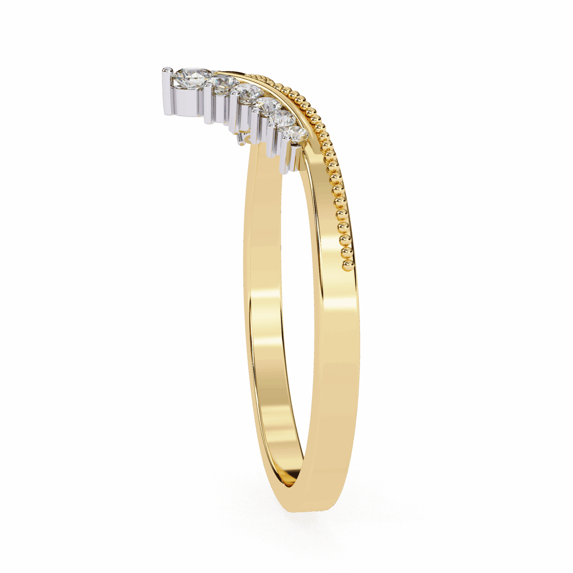 0.15 Carat Round Twilight Ring in Moissanite | House of Estara