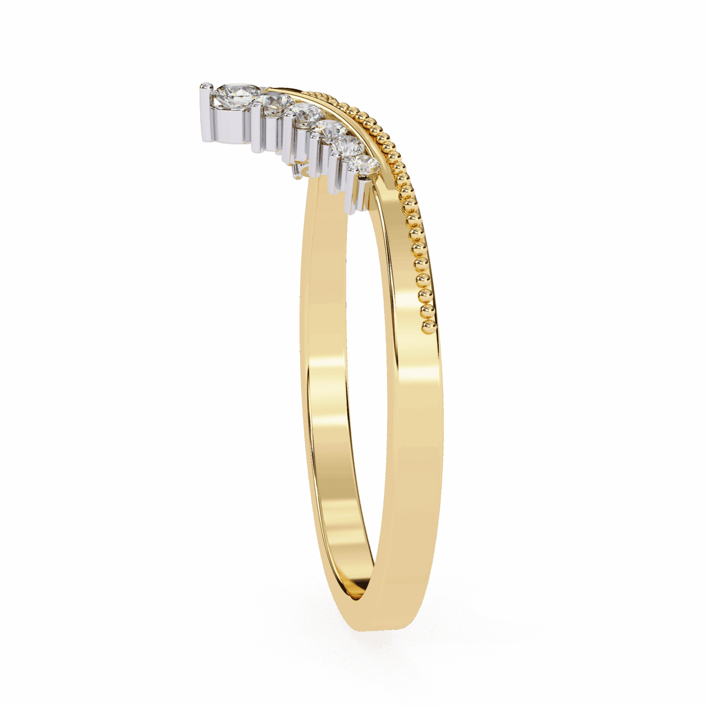 0.15 Carat Round Twilight Ring in Moissanite | House of Estara