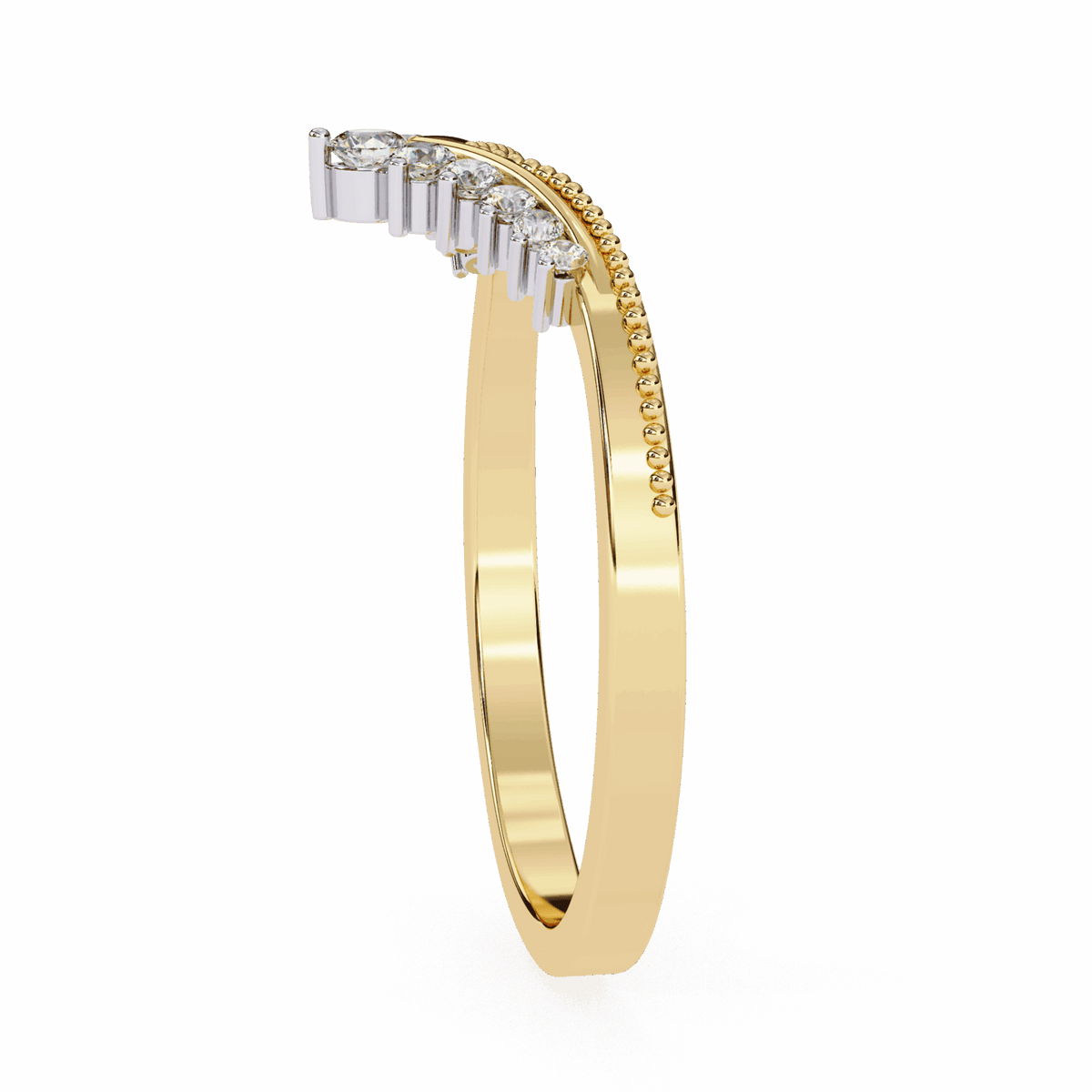 0.15 Carat Round Twilight Ring in Moissanite | House of Estara