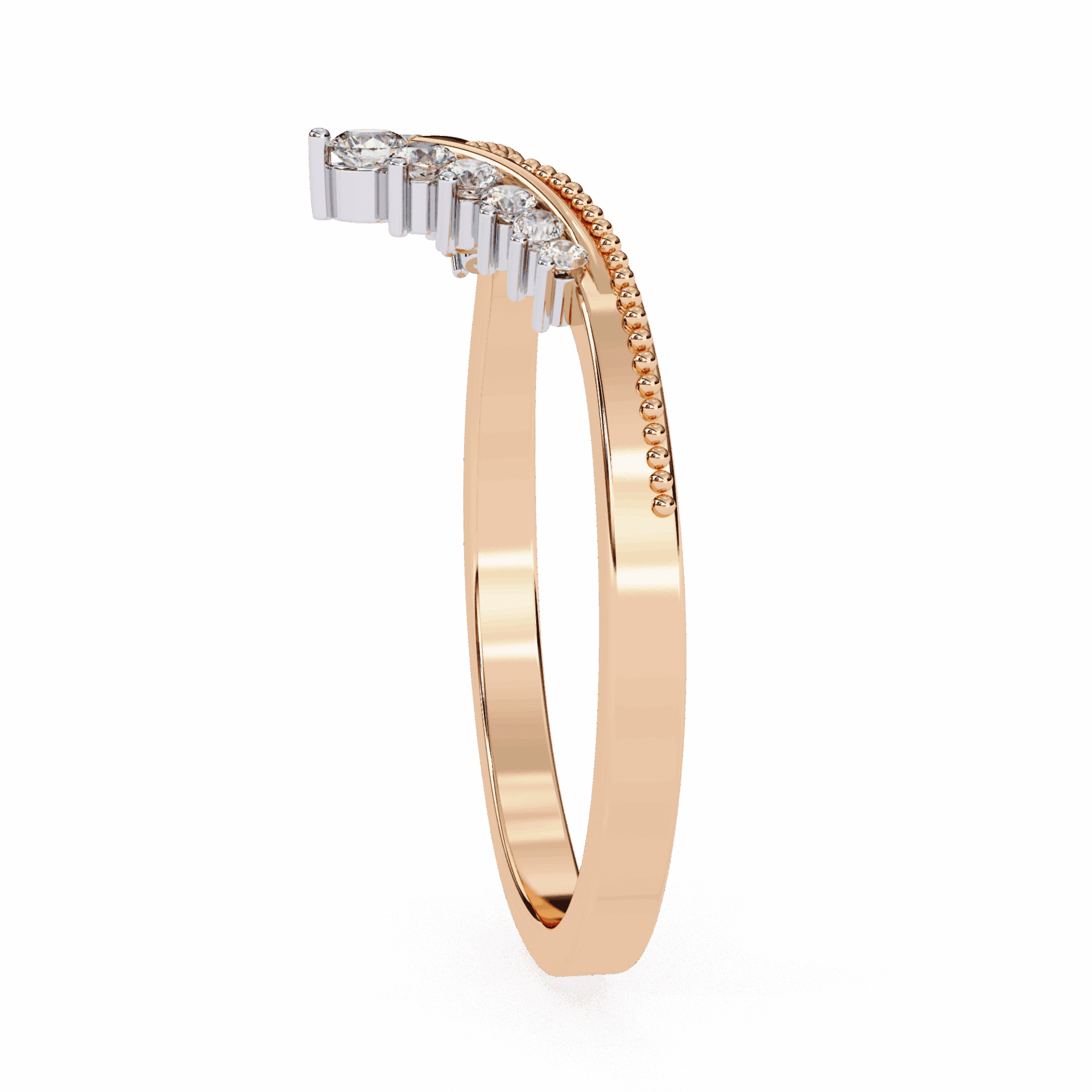 0.15 Carat Round Twilight Ring in Moissanite | House of Estara