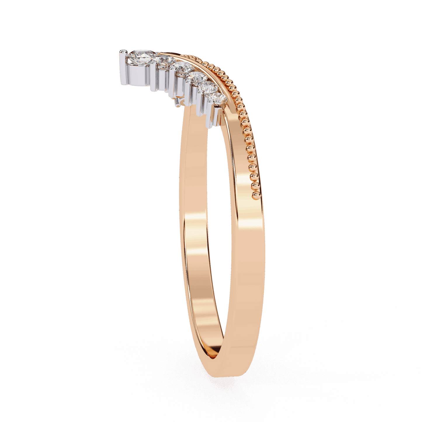 0.15 Carat Round Twilight Ring in Moissanite | House of Estara