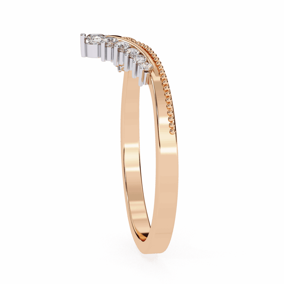 0.15 Carat Round Twilight Ring in Moissanite | House of Estara