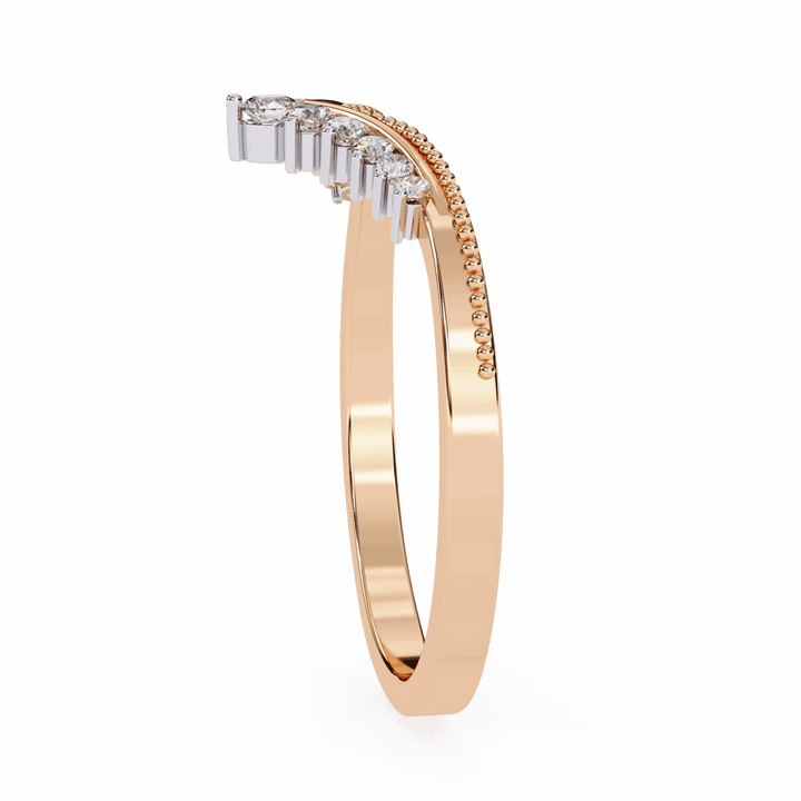 0.15 Carat Round Twilight Ring in Moissanite | House of Estara
