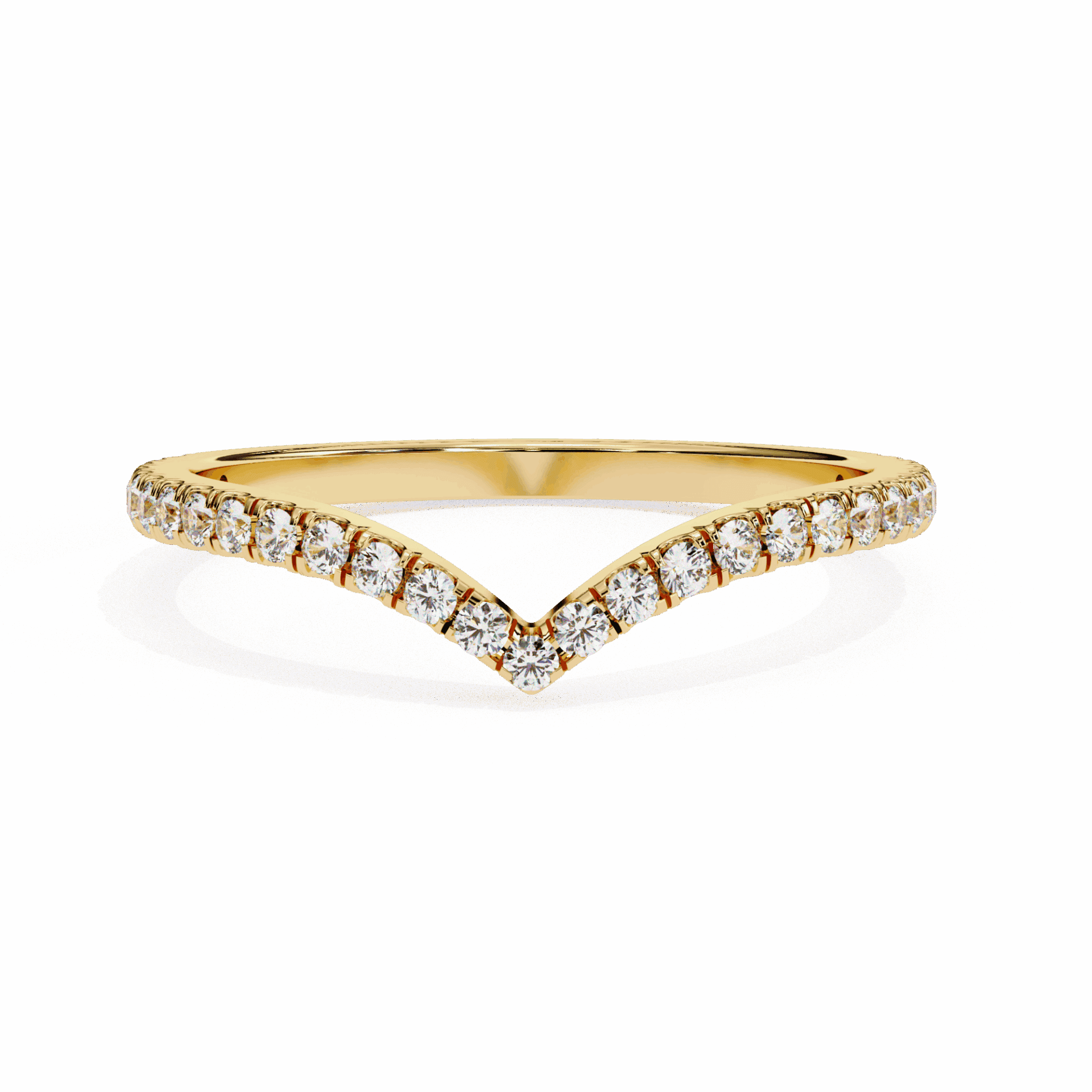 0.25 Carat Round Eternity Wedding Band in Moissanite | House of Estara