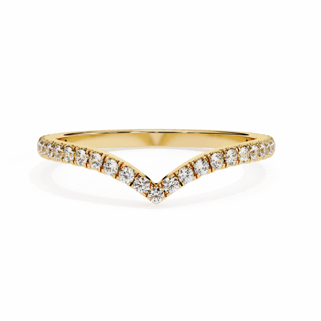 0.25 Carat Round Eternity Wedding Band in Moissanite | House of Estara