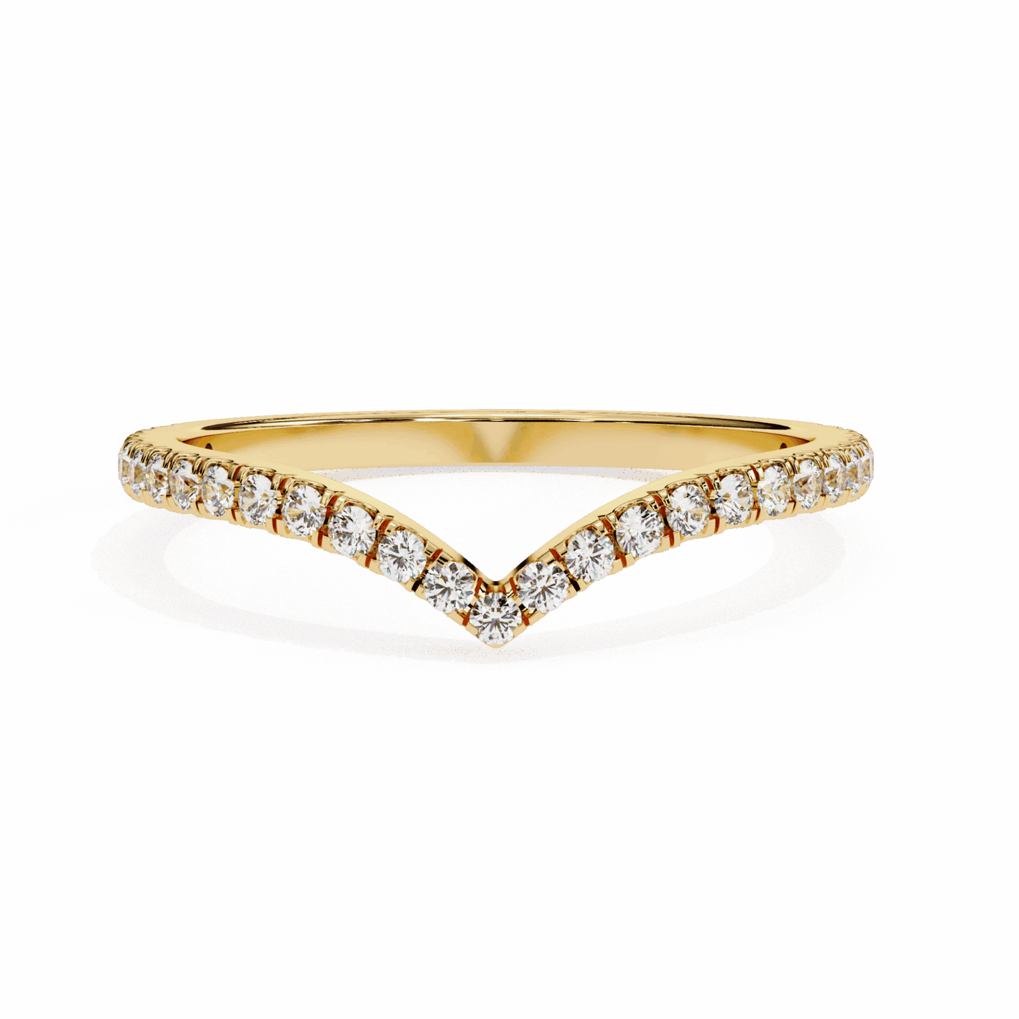 0.25 Carat Round Eternity Wedding Band in Moissanite | House of Estara