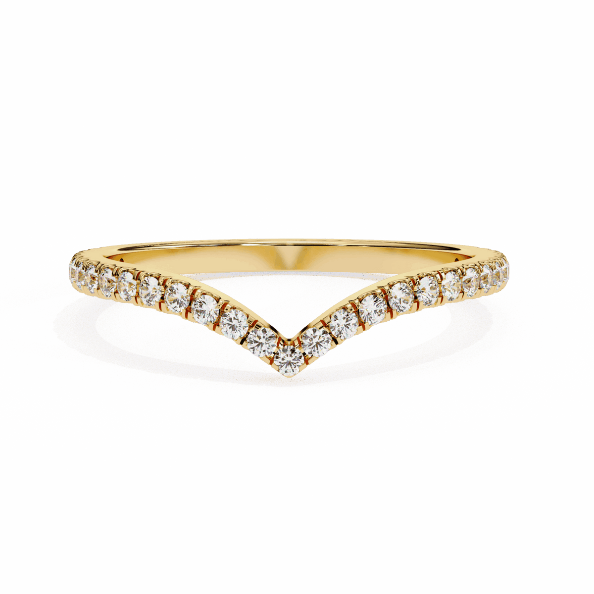 0.25 Carat Round Eternity Wedding Band in Moissanite | House of Estara