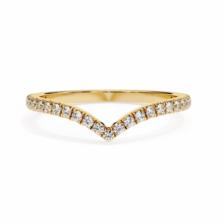 0.25 Carat Round Eternity Wedding Band in Moissanite | House of Estara