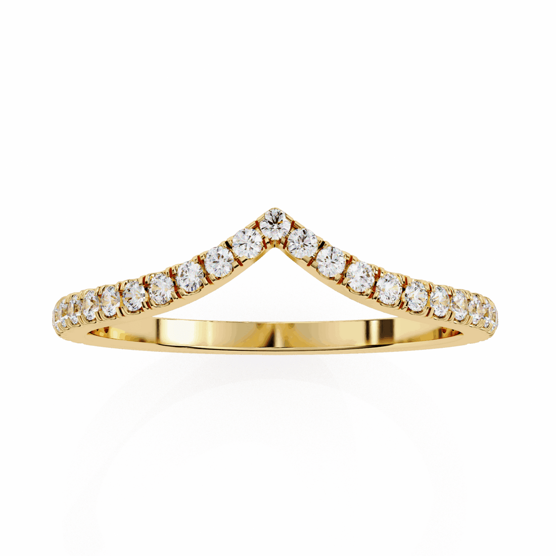 0.25 Carat Round Eternity Wedding Band in Moissanite | House of Estara